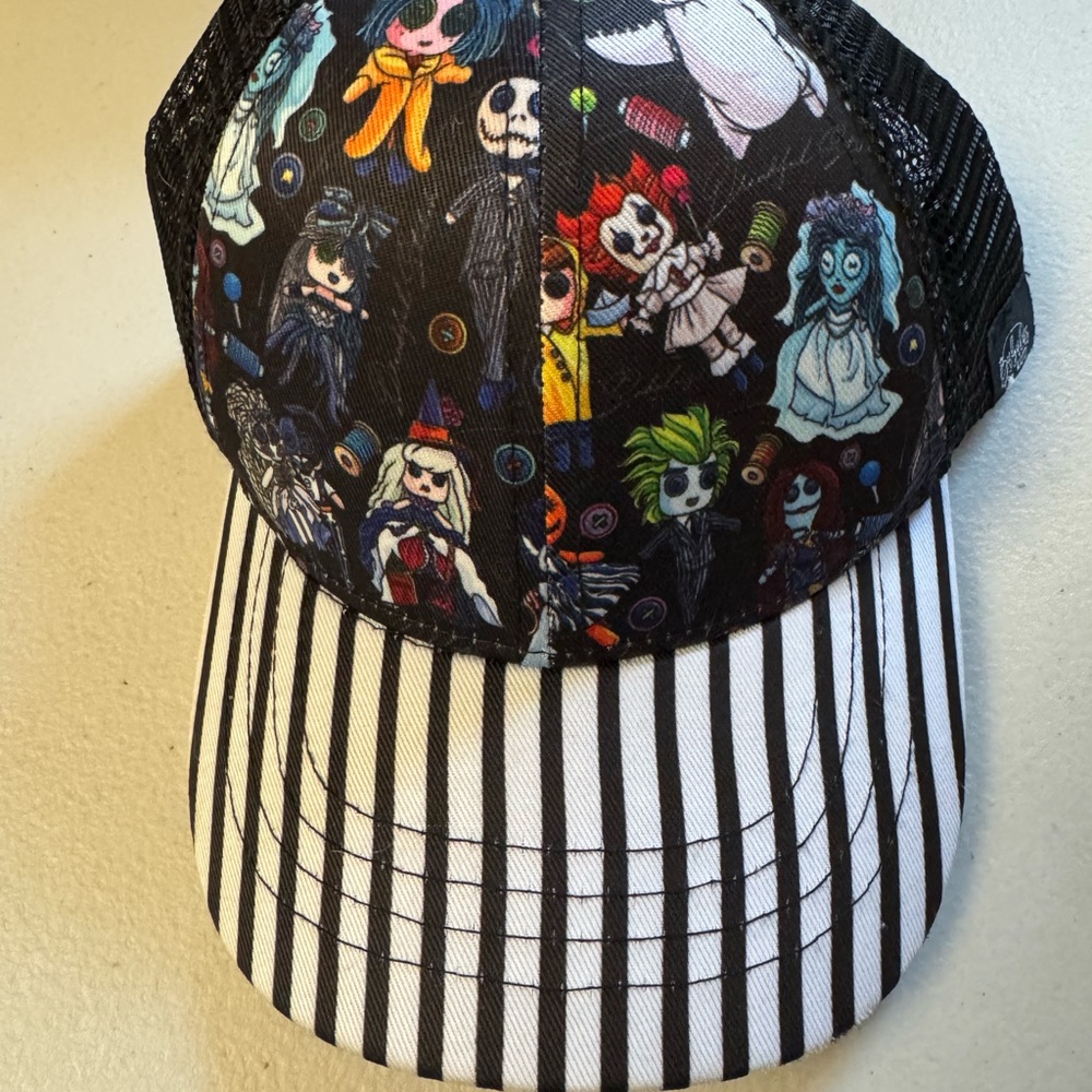 Spooky Kids Character Hat - Black and White
